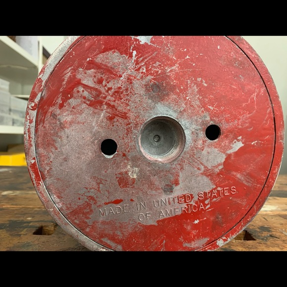 Vintage Carousel Bubble Gum Machine Cast Metal Globe red 15” EUC - Picture 5 of 7